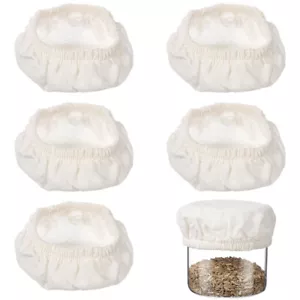 5 Pcs Tank Cloth Cover Masonry Jar Covers For Sourdough - Picture 1 of 11