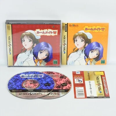 Sega Saturn ROOM MATE W Futari Spine ss - Image 1 of 2