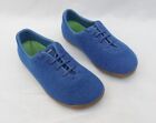COSYFEET COBALT BLUE PURE WOOL FLAT LACE UP COMFORTABLE SHOES UK5 FREE UK P&P!!