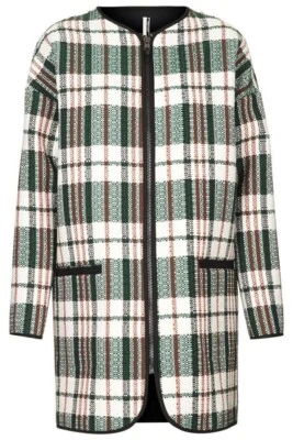 Casaco xadrez feminino Topshop UK8 EUR36 US4 RRP £95 - Imagem 1 de 3