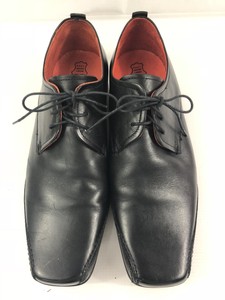 next mens black leather shoes