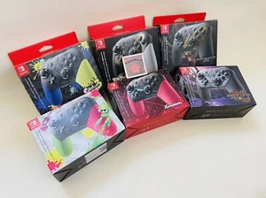 Nintendo Switch Pro Controller Choose the Series w/Box Japan Games Used Tested - Afbeelding 1 van 85