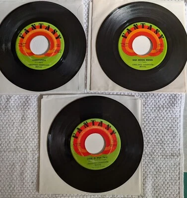 Nice Lot of (3) CREEDENCE CLEARWATER REVIVAL, Fantasy, VG+ - Image 1 of 2