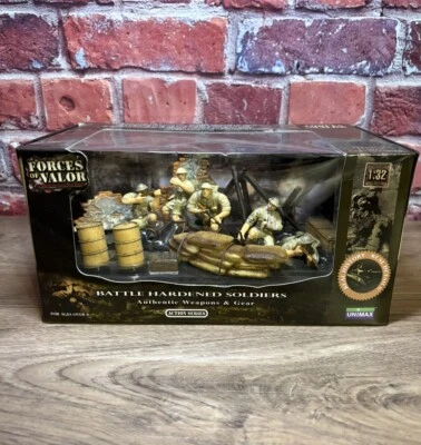 FORCES OF VALOR COMBAT PROVEN MACHINES 1:32 BATTLE HARDENED SOLDIERS UNIMAX - Image 1 of 4