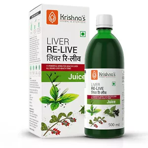 KRISHNA'S HERBAL & AYURVEDA Liver Re-Live Juice, 1000 ml - Bild 1 von 6