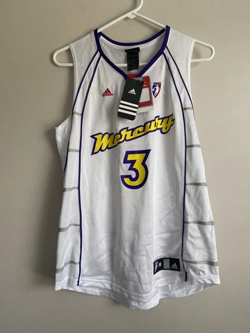 Vintage Adidas DIANA TAURASI #3 Phoenix Mercury WNBA Basketball Jersey M Medium Cover