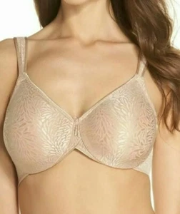  Wacoal  855367 Jacquard Underwire Bra Toast Size 32G - Picture 1 of 6