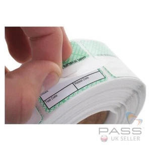 500 x Half-Laminated Splashproof PAT Testing Labels - Passed - Picture 1 of 1