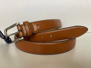 Tommy Hilfiger 32mm Dress Casual Tan Belt 11HP01X048 - NWT - Picture 1 of 8