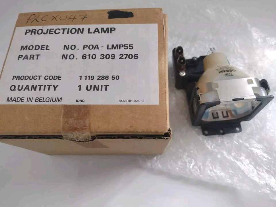Replacement Projector Lamp Module POA-LMP55 for SANYO PLC-XU47/48/51/55/58 - Image 1 of 1