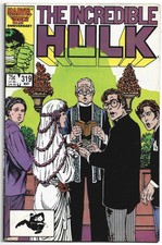 The Incredible Hulk #319 - Bruce Banner Marries Betty Ross, 1986, Marvel Comic