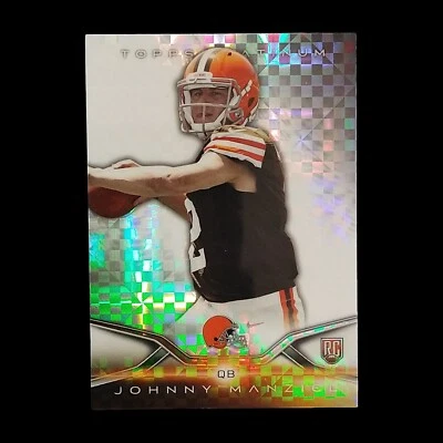 2014 Topps Platinum - Rookies X-Fractor #126 Johnny Manziel Rookie  - Image 1 of 2