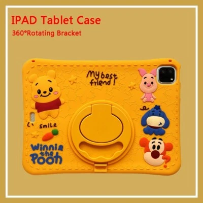 Winnie The Pooh Tigger Silicon 360°Rotating Bracket TabletCase For Apple iPad 67 - Image 1 of 4