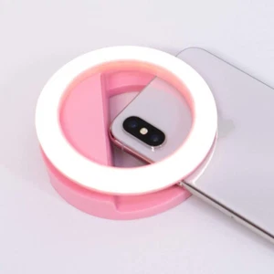 Selfie Portátil Anillo de Relleno Luz Cámara para iPhone Android Teléfono iPad Tablet - Imagen 1 de 4