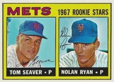 NOLAN RYAN TOM SEAVER 1967 ROOKIE STARS ACEO ART CARD ## BUY 5 GET 1 FREE ###