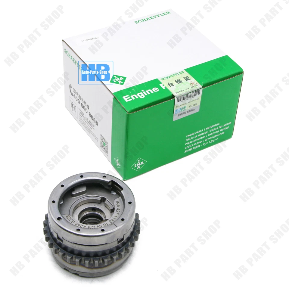 Ajustador de árbol de levas izquierdo de admisión OEM INA 2760503600 para Benz 3.0 3.5 W222 W166 M276 Foto 1 de 4