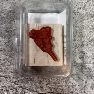 STAMPIN UP Blumen in Silhouette Holz Stempel mit Gummimontierung Kartenbasteln - Bild 1 von 6