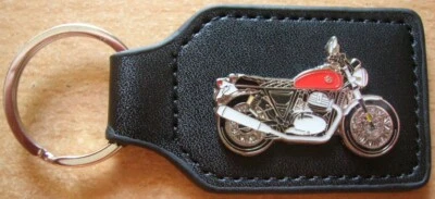 BM-MOTORSPORT Schlüsselanhänger Royal Enfield Interceptor INT 650 / INT650 rot red Art. 1813