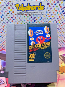 Clu Clu Land (Nintendo, 1985) NES Cart Only 5 Screw Authentic