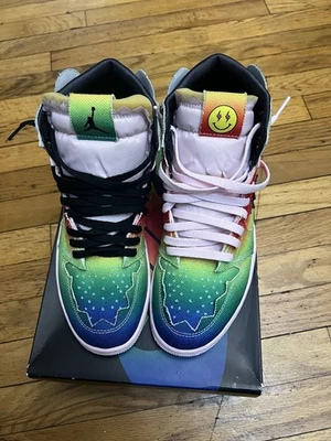 Talla 9 - Jordan 1 Retro OG Alto x J Balvin Tie Dye Foto 1 de 4