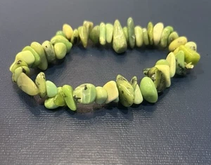 Pulsera con cuentas de piedras preciosas crisofásicas nueva - Imagen 1 de 3
