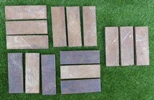 15 Block Flooring Pieces Pine 72mm x 220mm Salvage Repair - Picture 1 of 3