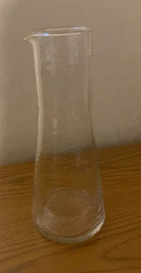 Klarglas Wein Wasser Karaffe 11" hoch - Bild 1 von 3