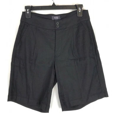 NYDJ Womens size 0 shorts black modern bermuda - Image 1 of 4
