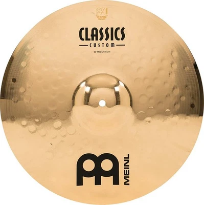 Platillo Meinl 16" Medium Crash - Clásicos Personalizados Brillantes - Hecho en Alemania,... Foto 1 de 4