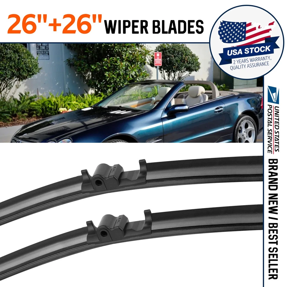 Escobilla limpiaparabrisas delantera de 26"+26" OEM para Mercedes-Benz SLR McLaren 2005-2007 Foto 1 de 4