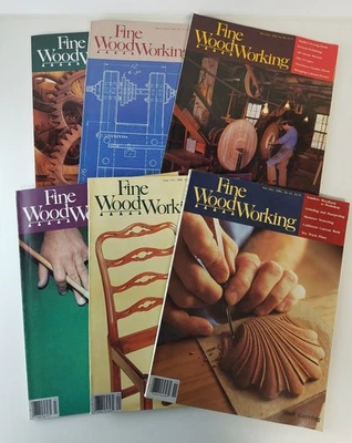 Fine WoodWorking - 1986 - lot of 6 - Nos. 56-61 - complete year - Image 1 of 4