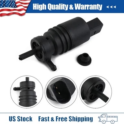 Windshield Washer Pump For AUDI A3 A4 A6 TT VW Jetta CC Passat Phaeton W/Grommet Foto 1 de 4