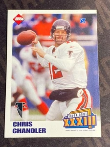 Chris Chandler 1999 Collector's Edge Super Bowl XXXIII #A3 Atlanta Falcons - Imagen 1 de 3