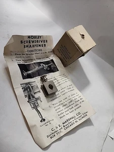 Moseley SCREWDRIVER GRAVER SHARPENER SHARPENING TOOL WATCHMAKERS JEWELERS - Picture 1 of 6
