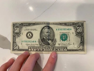 1981 Fifty Dollar Bill - Image 1 of 4