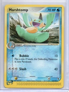 Pokemon Ruby and Sapphire Marshtomp #40/109 Uncommon Vintage E-Reader - Picture 1 of 2
