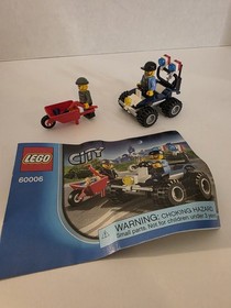 LEGO City #60006 Police ATV 100% Complete w/ Instruction & MiniFigs No Box