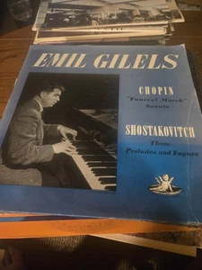 CHOPIN Piano Sonata & SHOSTAKOVICH - EMIL GILELS LP Excellent Vinyl Good Cover - Picture 1 of 1