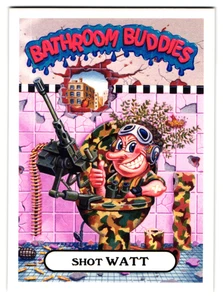 Shot Watt 2017 cubo de basura niños amigos de baño perdidos parodia tarjeta exacta mostrada - Imagen 1 de 2