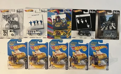 Hot Wheels The Beatles, jinetes reales, submarino amarillo, revólver, DIECAST, juguete Foto 1 de 4