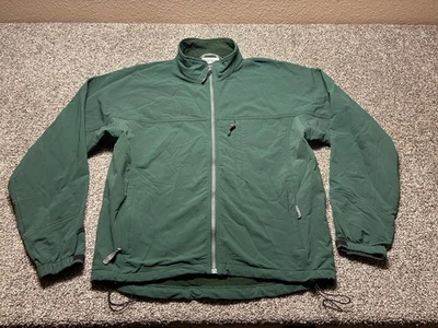 Ibex Climawool Soft Shell Jacket Mens Large Green Full Zip Nylon Merino Wool USA - Image 1 of 4
