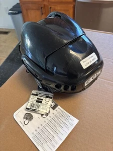Vintage CCM - HT852nOL Medium Black Hockey Helmet- Made in Canada rare hockey - Picture 1 of 6