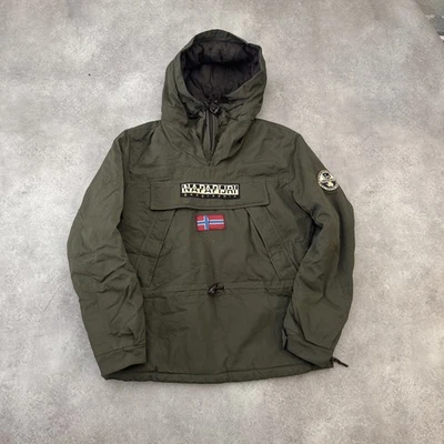 Napapijri Veste Anorak Homme Grand Skidoo Rainforest Coupe-Vent Extérieur, Vert - Photo 1/4