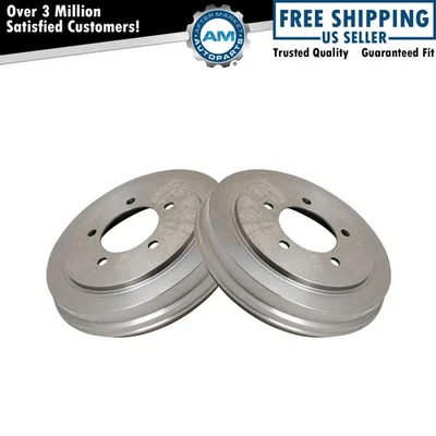 Brake Drum Rear Driver Passenger Side Pair Set of 2 for Dodge Chrysler Jeep - Image 1 of 3