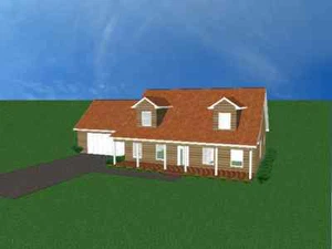 Log Home Cabin House Kit Hand Peeled White Cedar Log Panelized Panel Home kit - Picture 1 of 8