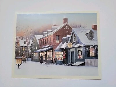 Lang Graphics Christmas Cards "Toymaker" by Paul Landry  Box of 10 Linen - Image 1 of 4