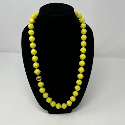 Collar KATE SPADE New York Corte a la Persecución Hilo Único Amarillo Caliente Brillante Foto 1 de 4