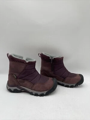 Botas para mujer Keen Hoodoo III cremallera baja borgoña talla 6 Foto 1 de 4