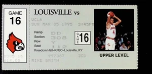 1995 März 8 NCAA Basketball Louisville VS UCLA Ticket Stub - Bild 1 von 2