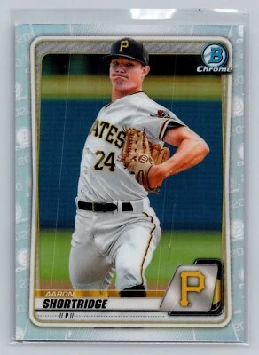 2020 Bowman Chrome Refractor Aaron Shortridge Rc #BD-101 - Image 1 of 2